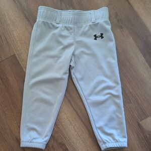 Under Armour Kids Light Gray Baseball Pants